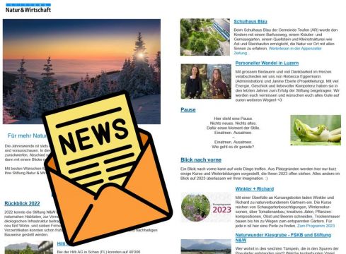 Ab sofort können Sie sich hier für unseren Newsletter anmelden